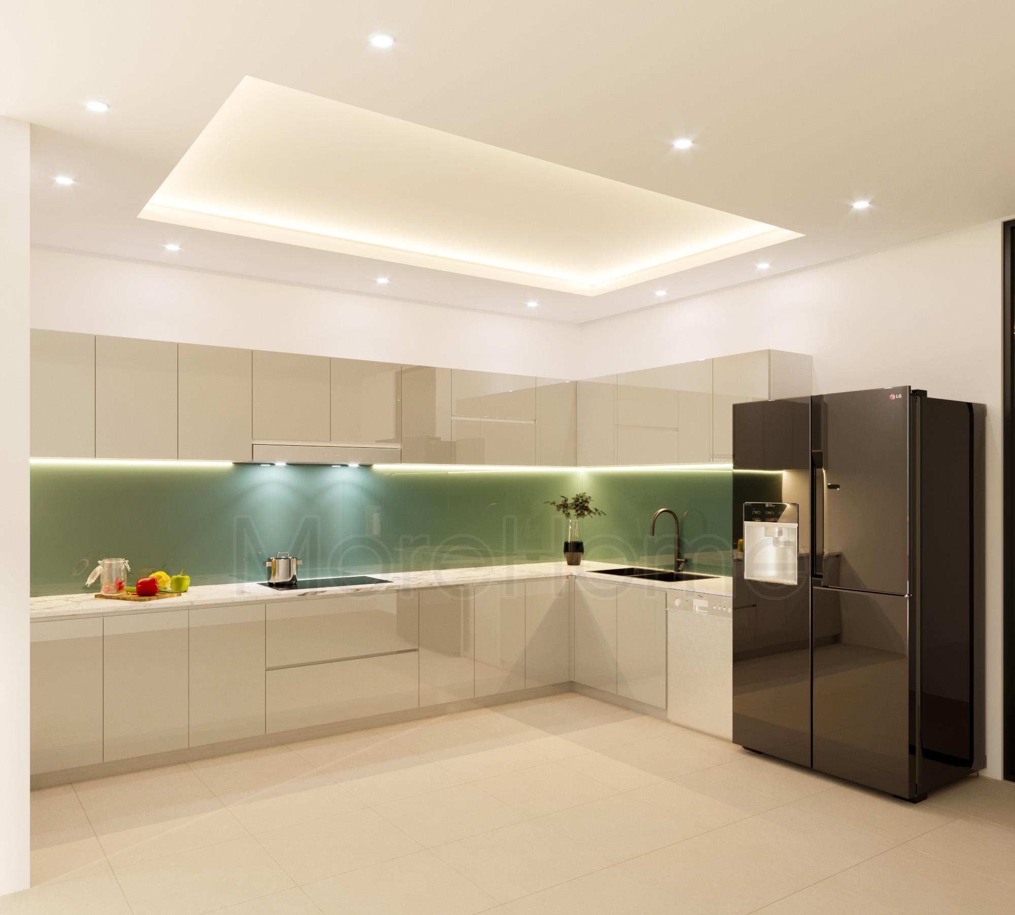 tủ bếp acrylic đẹp